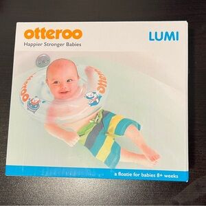 LUMI Baby Floatie - White and Orange